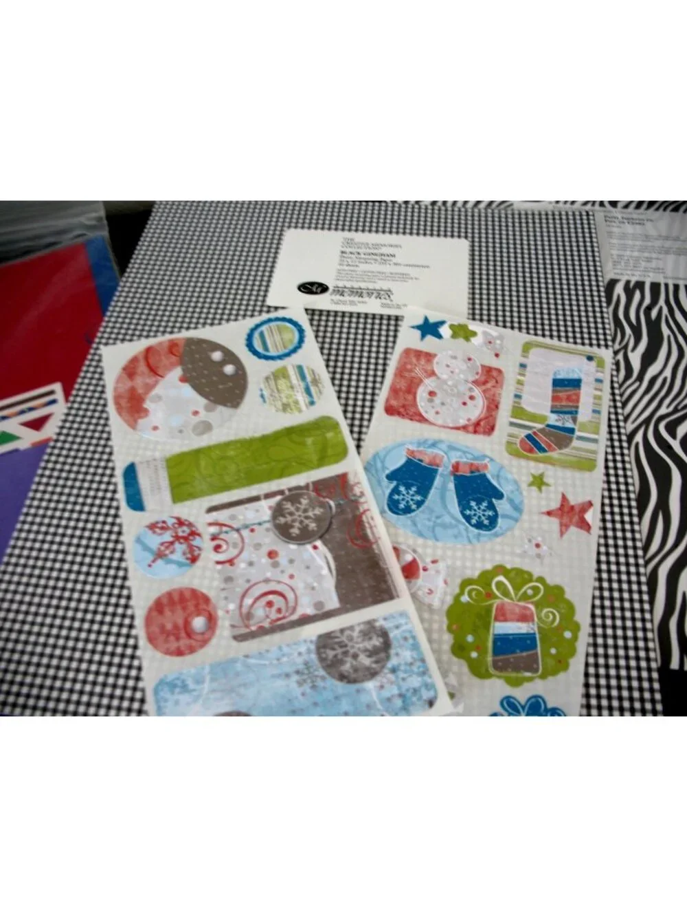 Creative Memories  Stickers (Birthday, Christmas)  GrLengths, Studio, Paper